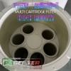 frp housing mulri cartridge filter high flow  medium